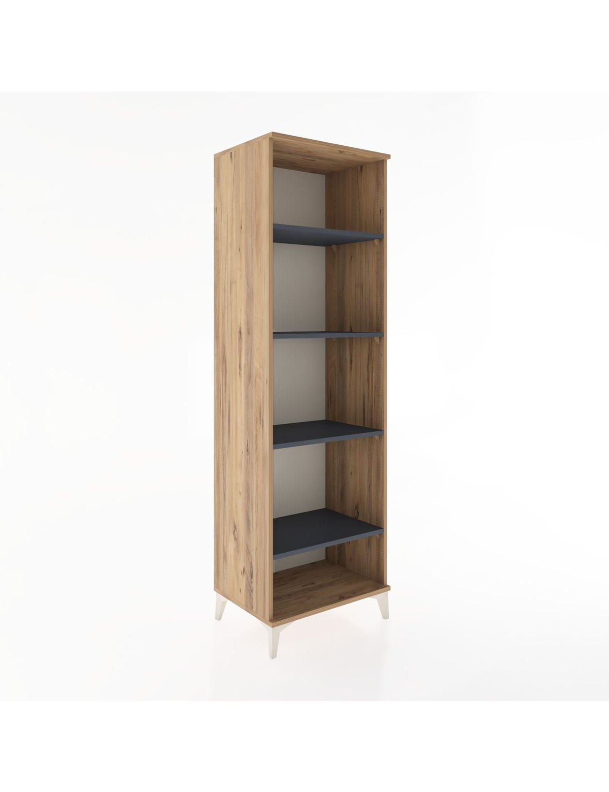 Hyperion Dolap 4 Raflı 60x44x195 Çam-Antrasit