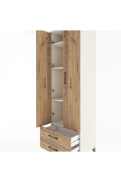 Hyperion Dolap 4 Raflı 2 Çekmeceli 2 Kapaklı 60x44x195 Aytaşı-Çam