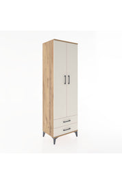 Hyperion Dolap 4 Raflı 2 Çekmeceli 2 Kapaklı 60x44x195 Çam-Aytaşı