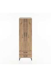 Hyperion Dolap 2 Raflı 2 Çekmeceli Tek Askılı 60x44x195 Aytaşı-Çam
