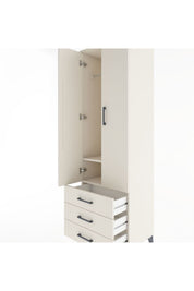 Hyperion Dolap 2 Raflı 3 Çekmeceli Tek Askılı 60x44x195 Aytaşı-Aytaşı