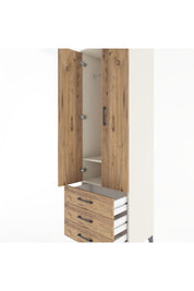 Hyperion Dolap 2 Raflı 3 Çekmeceli Tek Askılı 60x44x195 Aytaşı-Çam