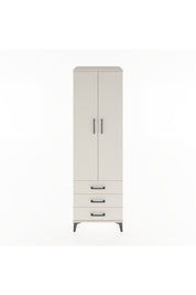 Hyperion Dolap 4 Raflı 3 Çekmeceli 2 Kapaklı 60x44x195 Aytaşı-Aytaşı