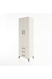 Hyperion Dolap 4 Raflı 3 Çekmeceli 2 Kapaklı 60x44x195 Aytaşı-Aytaşı