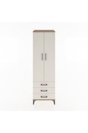 Hyperion Dolap 4 Raflı 3 Çekmeceli 2 Kapaklı 60x44x195 Çam-Aytaşı