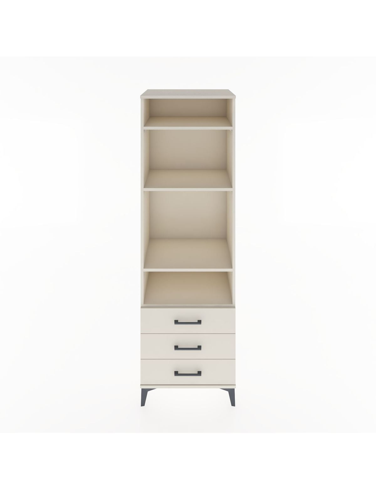 Hyperion Dolap 4 Raflı 3 Çekmeceli 60x44x195 Aytaşı-Aytaşı