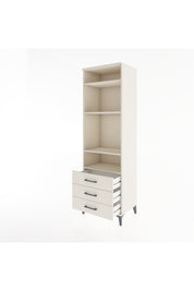 Hyperion Dolap 4 Raflı 3 Çekmeceli 60x44x195 Aytaşı-Aytaşı