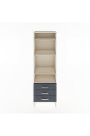 Hyperion Dolap 4 Raflı 3 Çekmeceli 60x44x195 Aytaşı-Antrasit