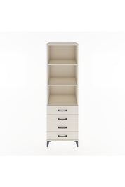 Hyperion Dolap 3 Raflı 4 Çekmeceli 60x44x195 Aytaşı-Aytaşı