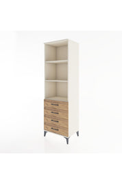 Hyperion Dolap 3 Raflı 4 Çekmeceli 60x44x195 Aytaşı-Çam