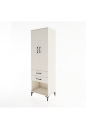 Hyperion Dolap Tek Raflı 2 Çekmeceli Tek Askılı 60x44x195 Aytaşı-Aytaşı