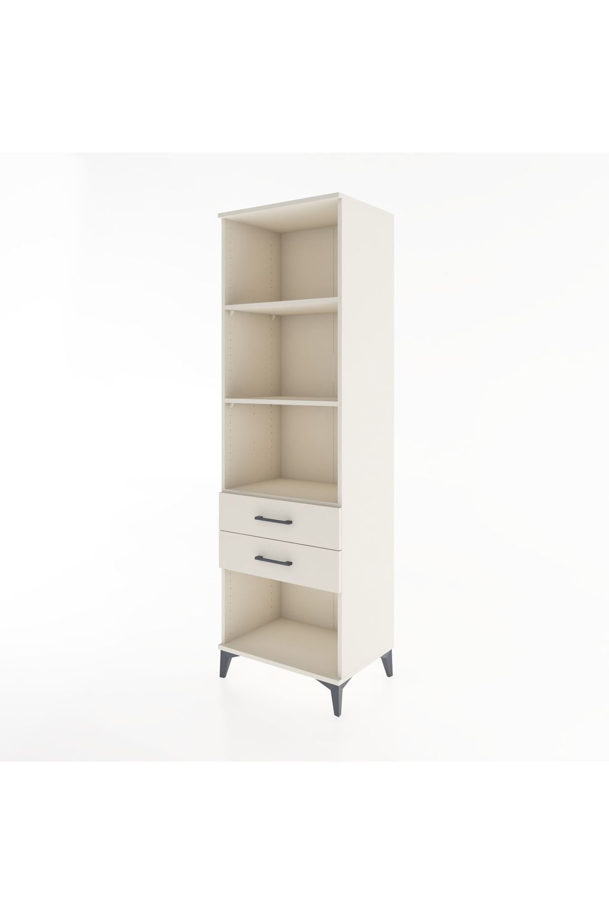 Hyperion Dolap 3 Raflı 2 Çekmeceli 60x44x195 Aytaşı-Aytaşı