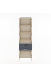 Hyperion Dolap 3 Raflı 2 Çekmeceli 60x44x195 Aytaşı-Antrasit