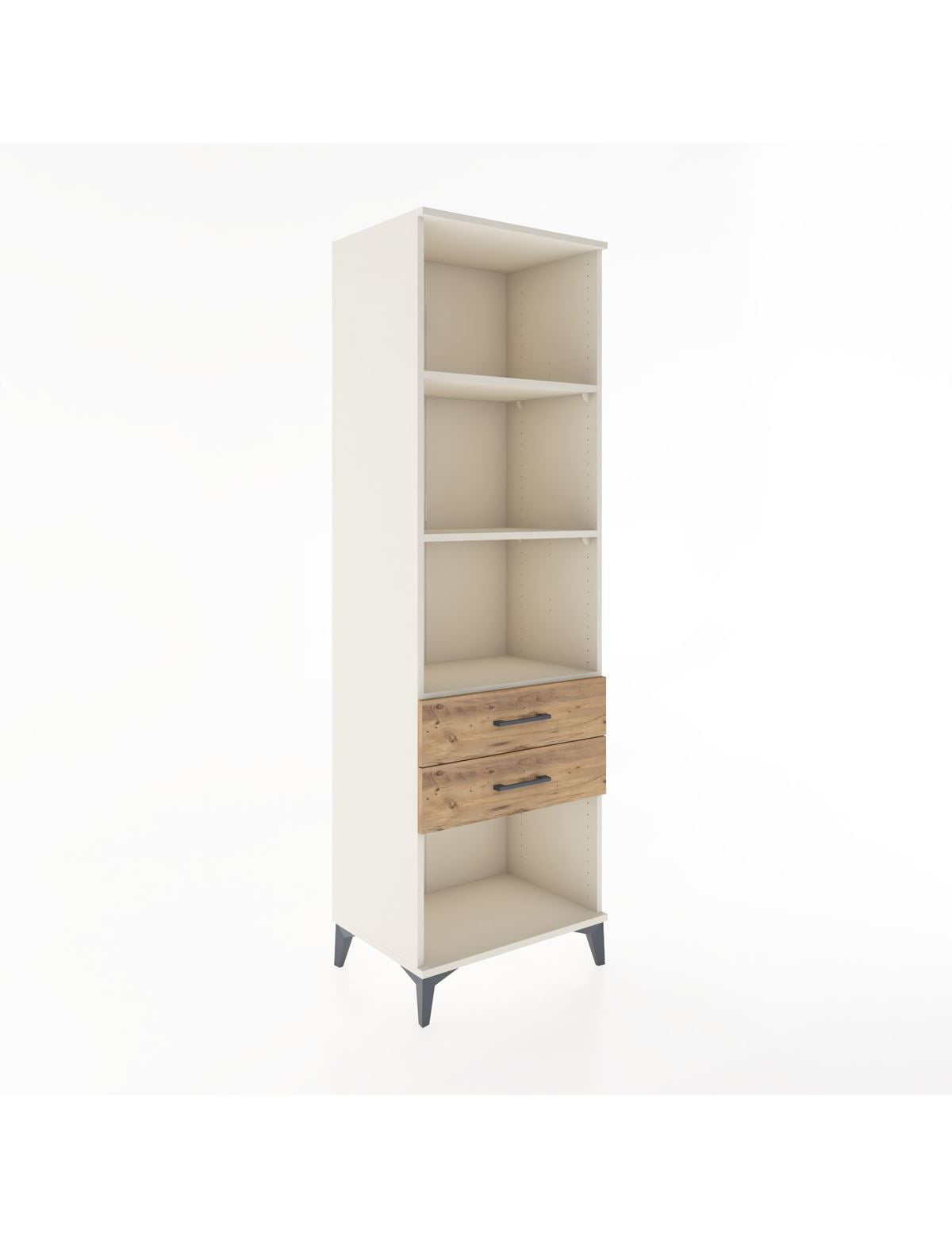 Hyperion Dolap 3 Raflı 2 Çekmeceli 60x44x195 Aytaşı-Çam