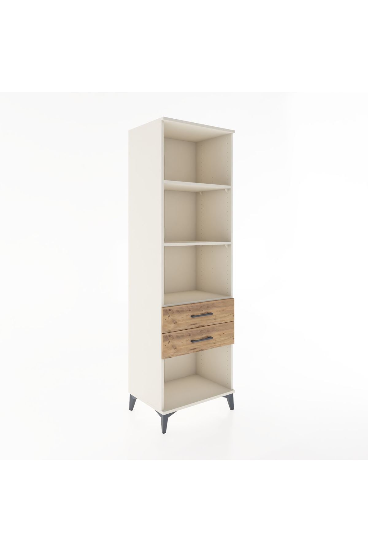 Hyperion Dolap 3 Raflı 2 Çekmeceli 60x44x195 Aytaşı-Çam