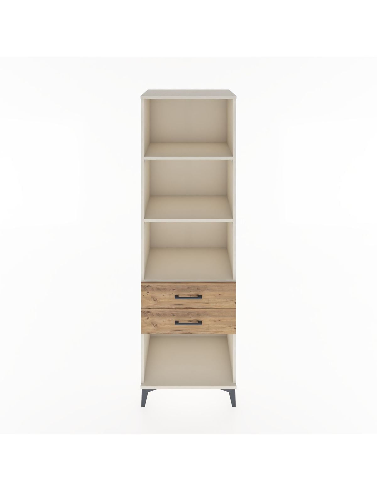 Hyperion Dolap 3 Raflı 2 Çekmeceli 60x44x195 Aytaşı-Çam