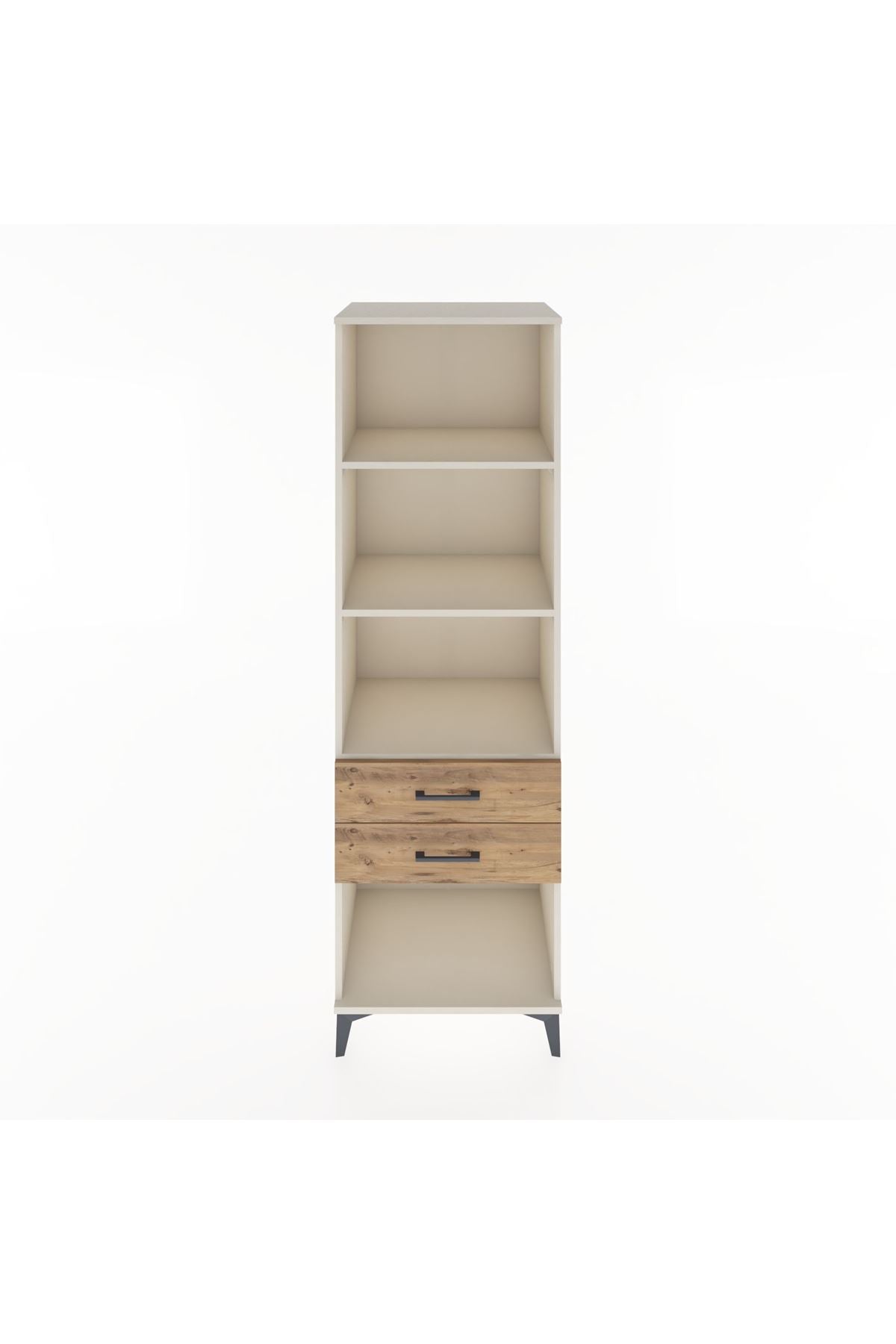 Hyperion Dolap 3 Raflı 2 Çekmeceli 60x44x195 Aytaşı-Çam