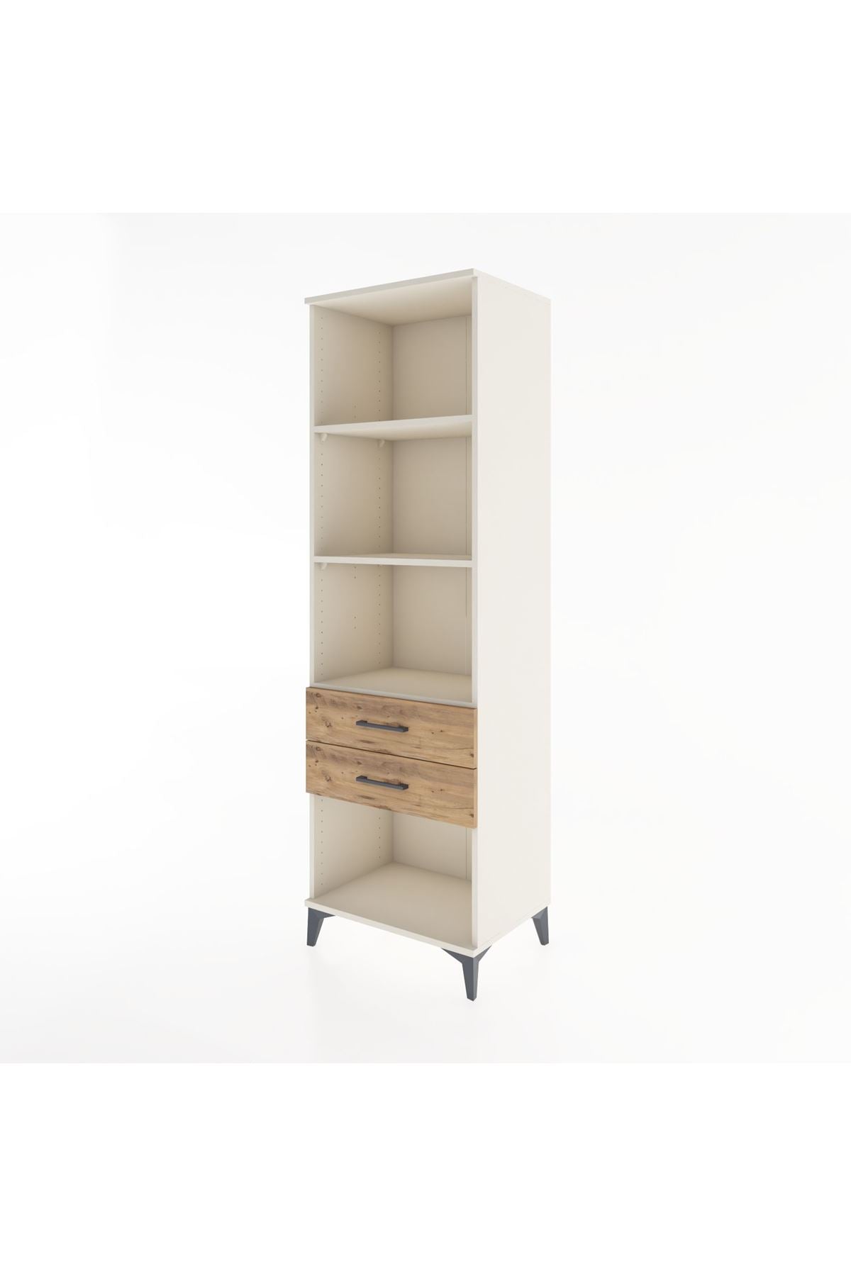 Hyperion Dolap 3 Raflı 2 Çekmeceli 60x44x195 Aytaşı-Çam