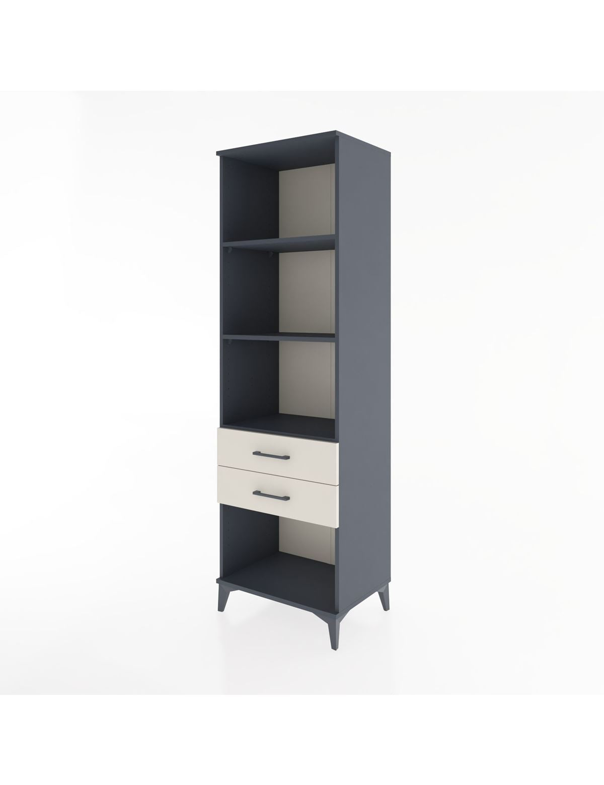 Hyperion Dolap 3 Raflı 2 Çekmeceli 60x44x195 - S59M111V4B