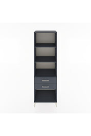 Hyperion Dolap 3 Raflı 2 Çekmeceli 60x44x195 Antrasit-Antrasit