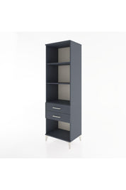 Hyperion Dolap 3 Raflı 2 Çekmeceli 60x44x195 Antrasit-Antrasit