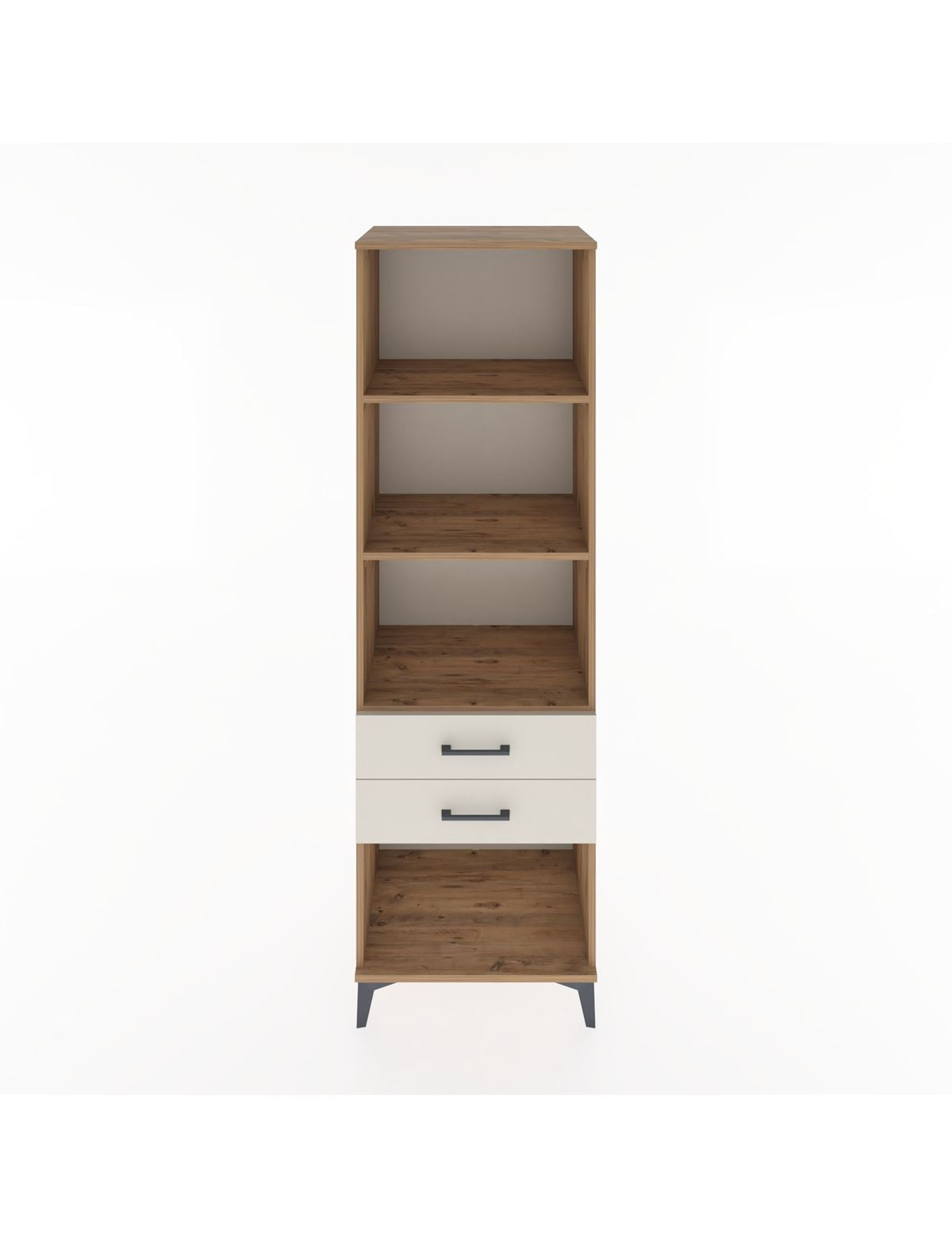 Hyperion Dolap 3 Raflı 2 Çekmeceli 60x44x195 Çam-Aytaşı