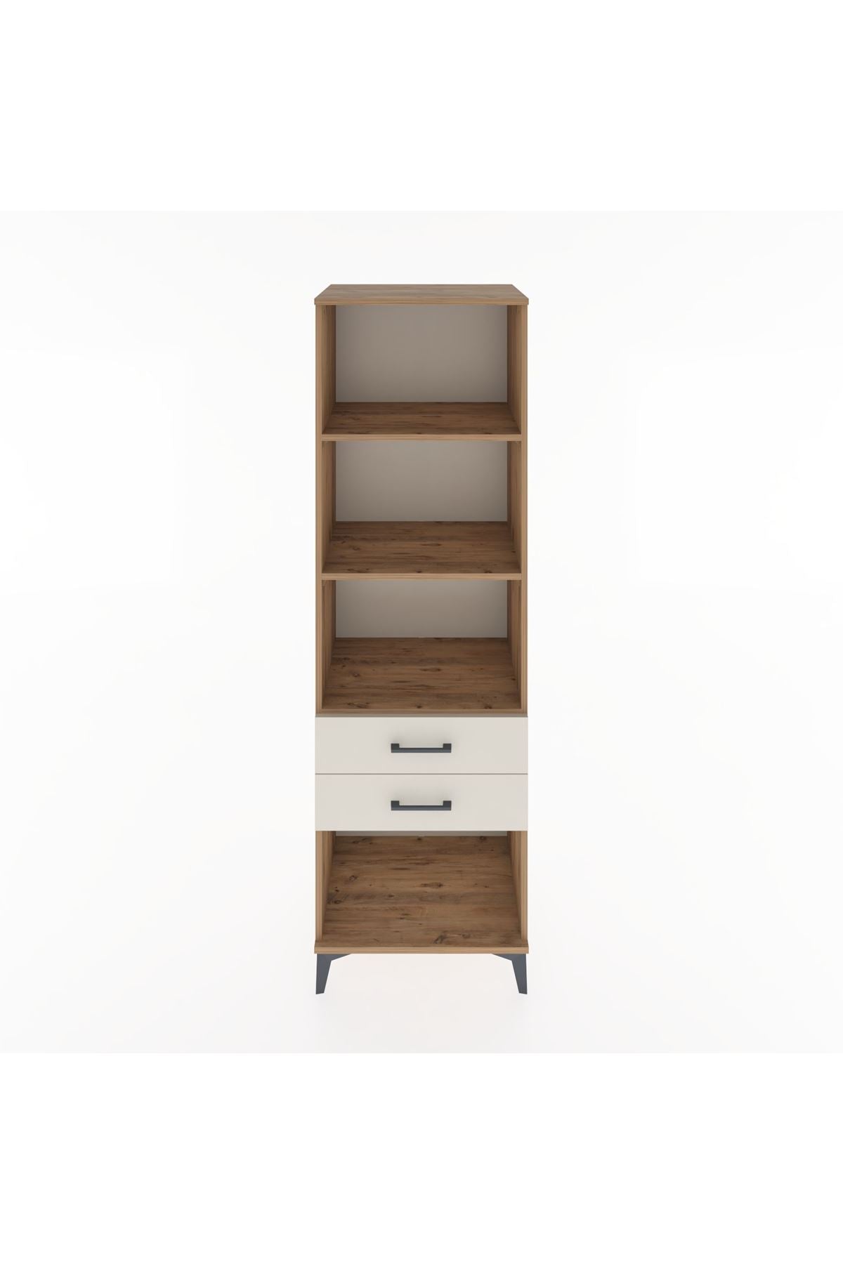 Hyperion Dolap 3 Raflı 2 Çekmeceli 60x44x195 Çam-Aytaşı