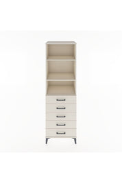 Hyperion Dolap 3 Raflı 5 Çekmeceli 60x44x195 Aytaşı-Aytaşı