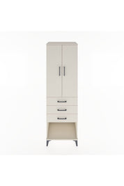 Hyperion Dolap 3 Raflı 3 Çekmeceli 2 Kapaklı 60x44x195 Aytaşı-Aytaşı