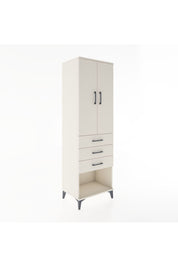 Hyperion Dolap 3 Raflı 3 Çekmeceli 2 Kapaklı 60x44x195 Aytaşı-Aytaşı