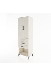 Hyperion Dolap 3 Raflı 3 Çekmeceli 2 Kapaklı 60x44x195 Aytaşı-Aytaşı