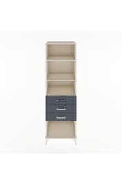 Hyperion Dolap 3 Raflı 3 Çekmeceli 60x44x195 Aytaşı-Antrasit