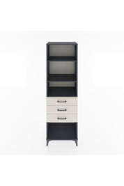 Hyperion Dolap 3 Raflı 3 Çekmeceli 60x44x195 Antrasit-Aytaşı