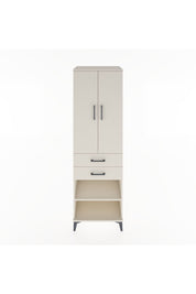 Hyperion Dolap 2 Raflı 2 Çekmeceli Tek Askılı 60x44x195 Aytaşı-Aytaşı