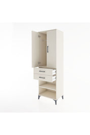 Hyperion Dolap 2 Raflı 2 Çekmeceli Tek Askılı 60x44x195 Aytaşı-Aytaşı