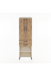 Hyperion Dolap 4 Raflı 2 Çekmeceli 2 Kapaklı 60x44x195 Aytaşı-Çam