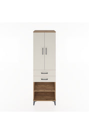 Hyperion Dolap 4 Raflı 2 Çekmeceli 2 Kapaklı 60x44x195 Çam-Aytaşı
