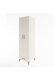 Hyperion Dolap 3 Raflı Tek Çekmeceli Tek Askılı 60x44x195 Aytaşı-Aytaşı