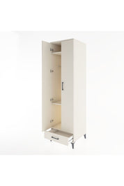 Hyperion Dolap 3 Raflı Tek Çekmeceli Tek Askılı 60x44x195 Aytaşı-Aytaşı