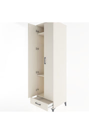 Hyperion Dolap 3 Raflı Tek Çekmeceli Tek Askılı 60x44x195 Aytaşı-Aytaşı