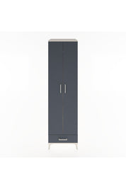 Hyperion Dolap 3 Raflı Tek Çekmeceli Tek Askılı 60x44x195 Aytaşı-Antrasit