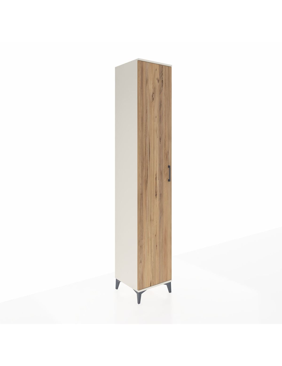 Hyperion Dolap 3 Raflı Tek Kapaklı Tek Askılı 44x44x243 Aytaşı-Çam