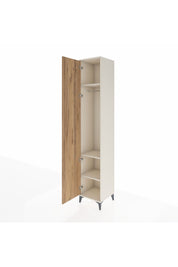Hyperion Dolap 3 Raflı Tek Kapaklı Tek Askılı 44x44x243 Aytaşı-Çam