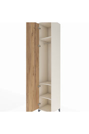 Hyperion Dolap 3 Raflı Tek Kapaklı Tek Askılı 44x44x243 Aytaşı-Çam