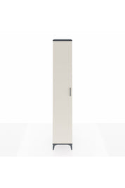 Hyperion Dolap 3 Raflı Tek Kapaklı Tek Askılı 44x44x243 Antrasit-Aytaşı