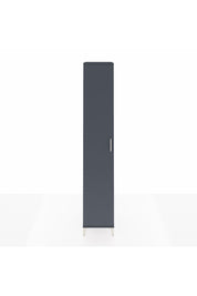 Hyperion Dolap 3 Raflı Tek Kapaklı Tek Askılı 44x44x243 Antrasit-Antrasit