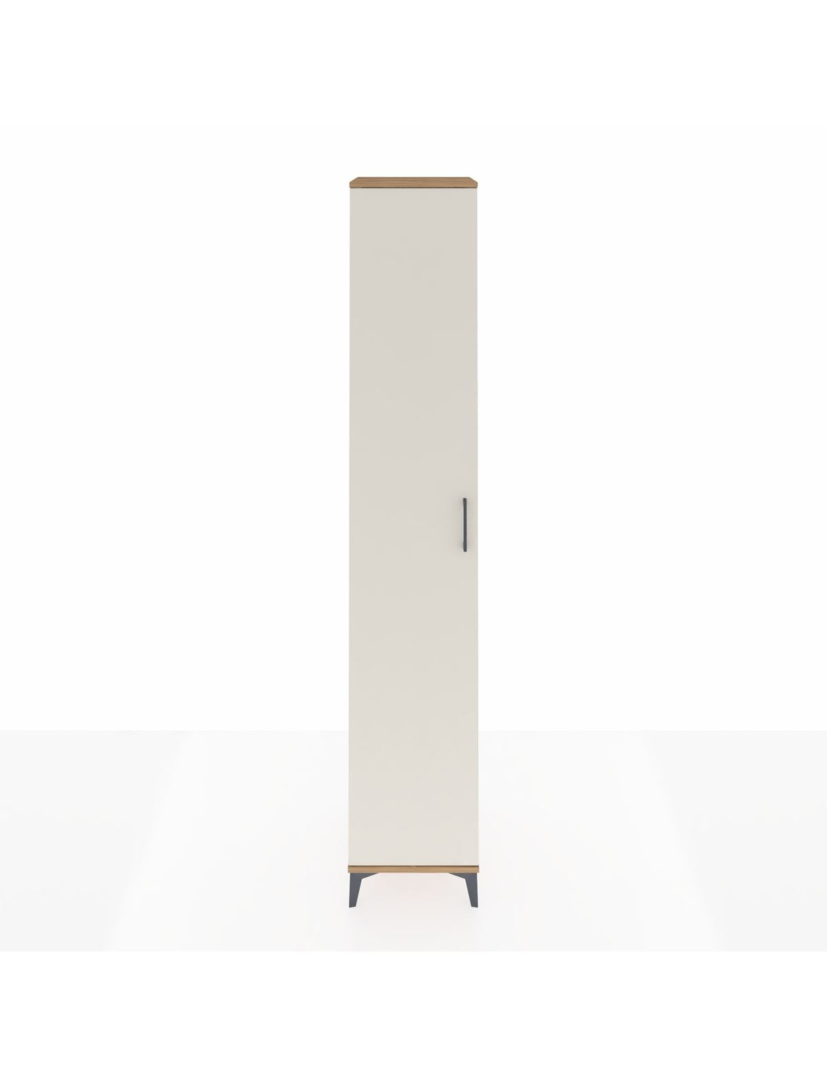 Hyperion Dolap 3 Raflı Tek Kapaklı Tek Askılı 44x44x243 Çam-Aytaşı