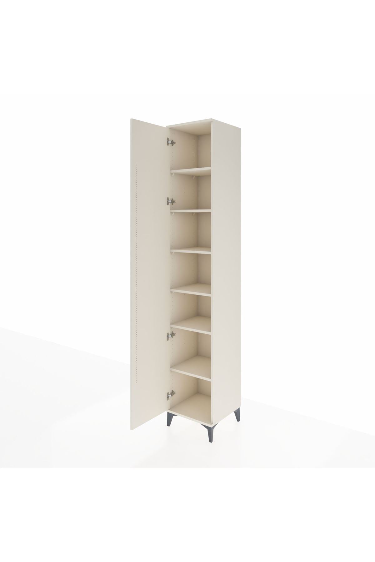 Hyperion Dolap 6 Raflı Tek Kapaklı 44x44x243 Aytaşı-Aytaşı