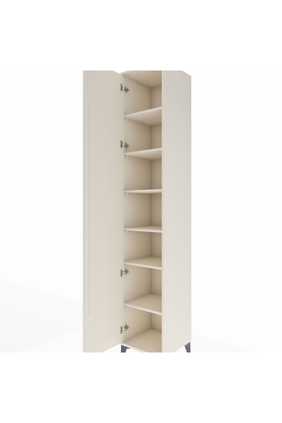 Hyperion Dolap 6 Raflı Tek Kapaklı 44x44x243 Aytaşı-Aytaşı