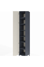 Hyperion Dolap 6 Raflı Tek Kapaklı 44x44x243 Antrasit-Aytaşı